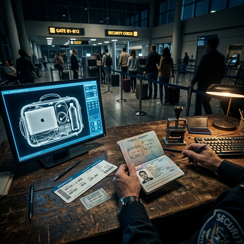 Airport Security Check — adventure game