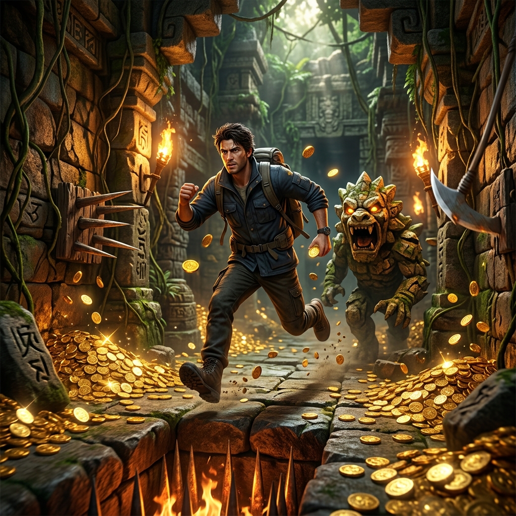 Coin Rush Adventure — racing game