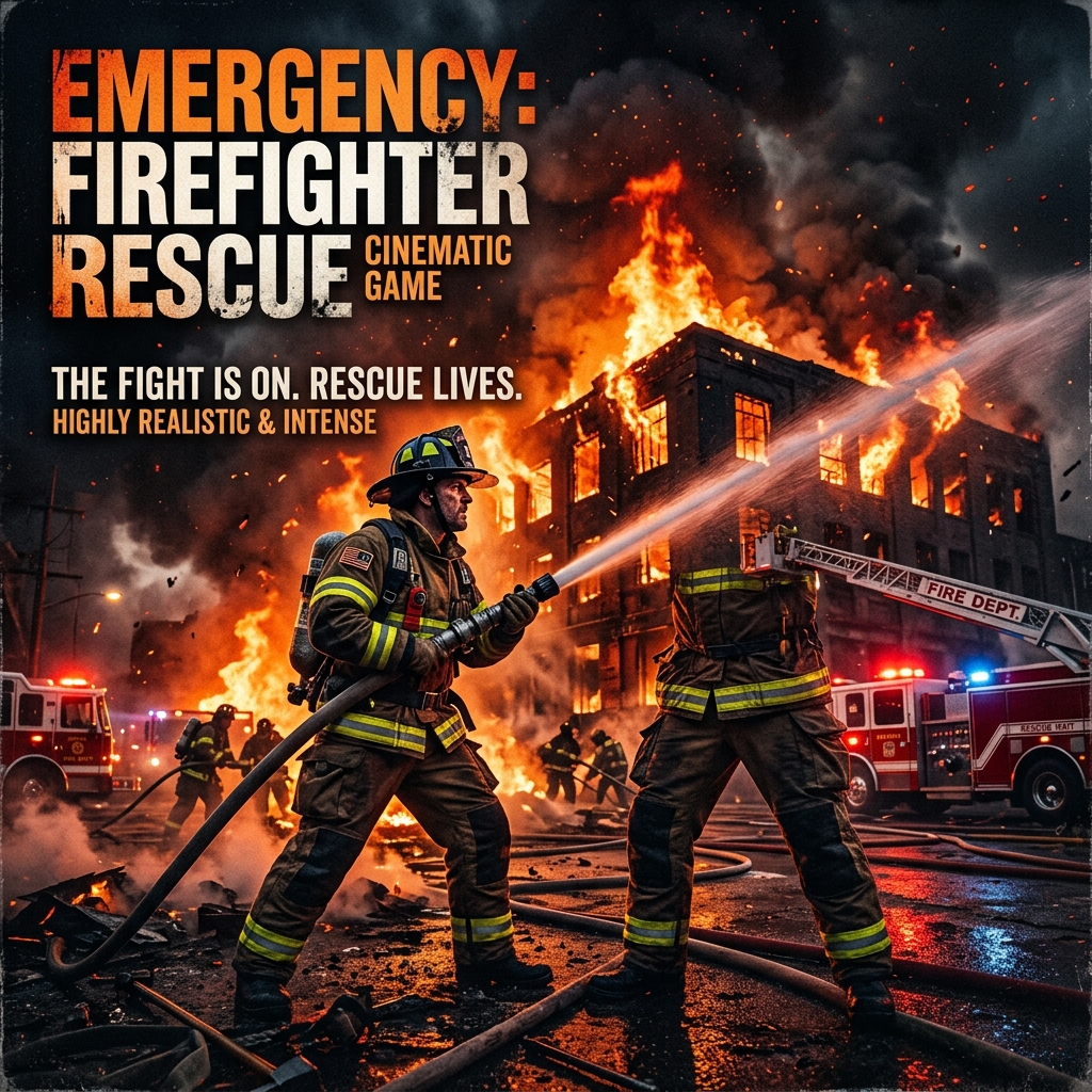 Firefighter Rescue Mission — racing game