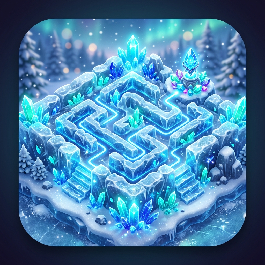 Ice Slide Puzzle — puzzle game