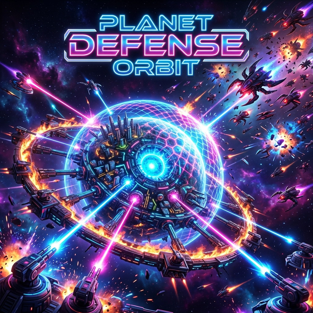 Planet Defense Orbit — puzzle game