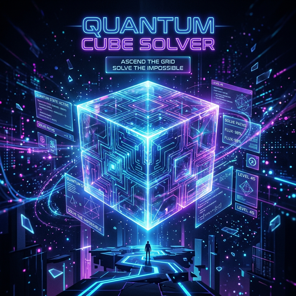 Quantum Cube Solver — casual game