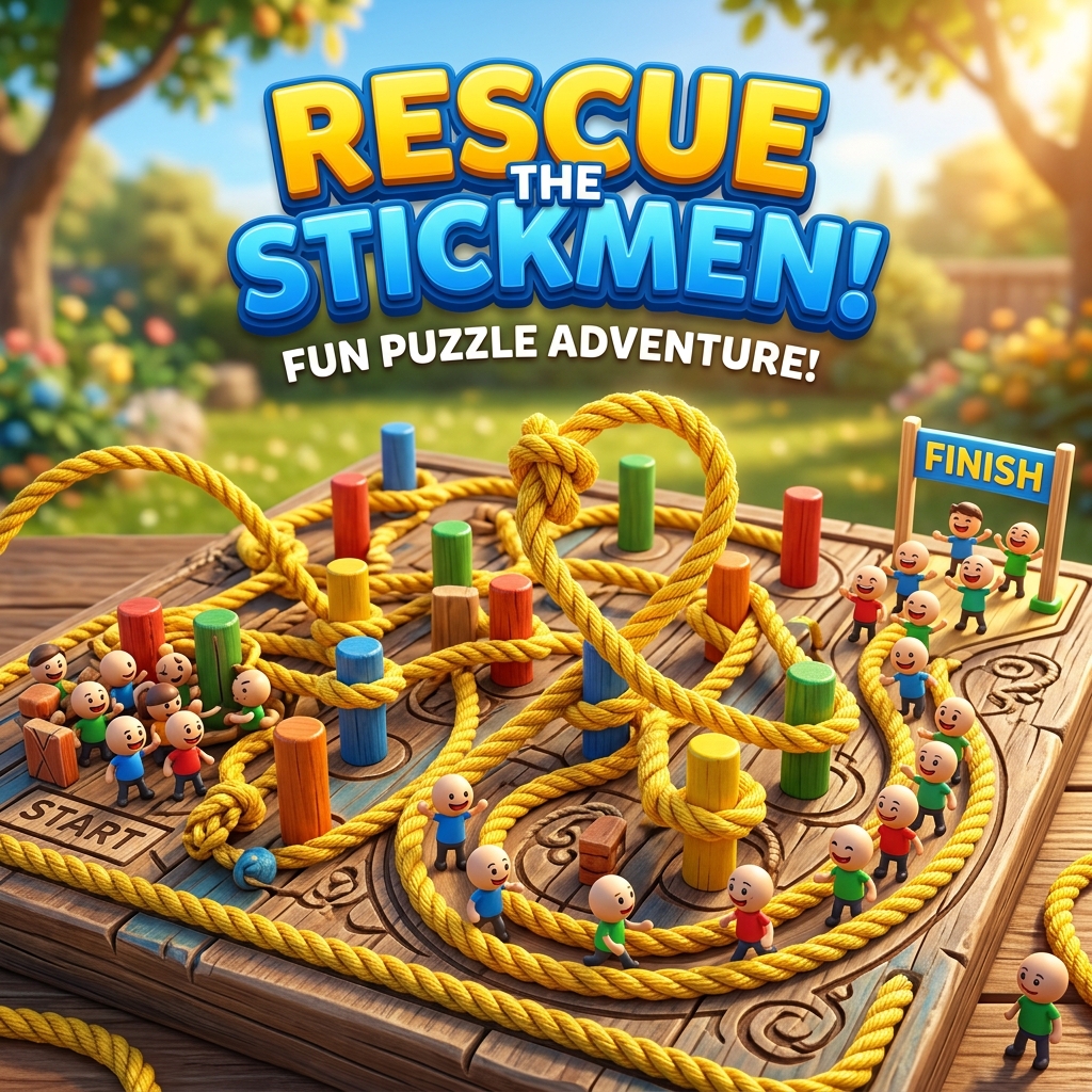Rope Rescue Puzzle game thumbnail