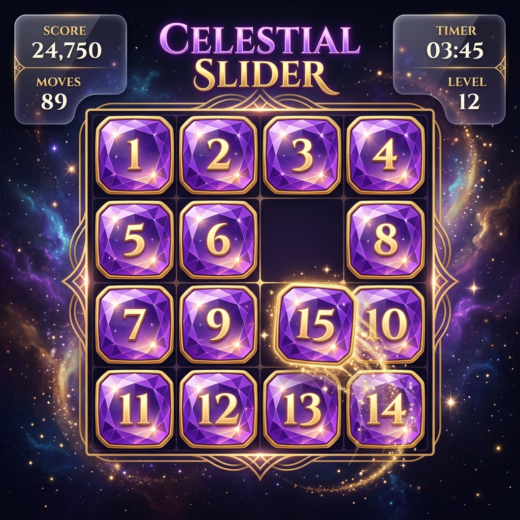 Sliding Puzzle — action game