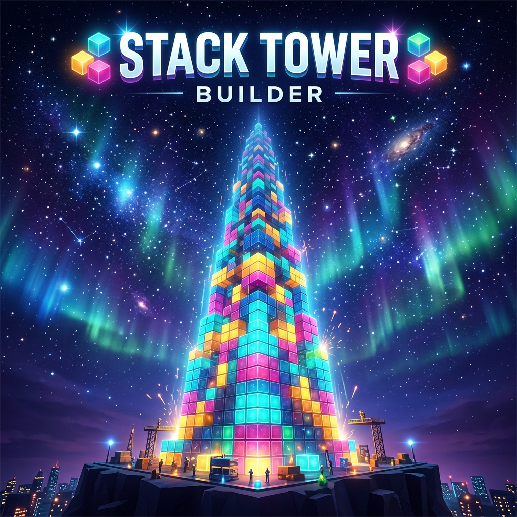 Stack Tower Builder — casual game