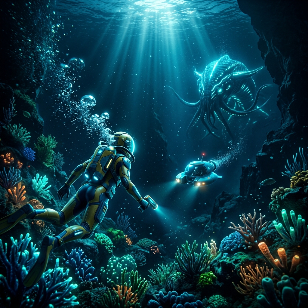 Underwater Explorer — arcade game